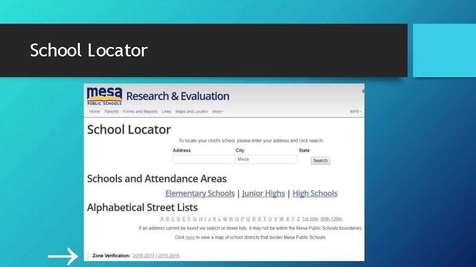 School Locator 