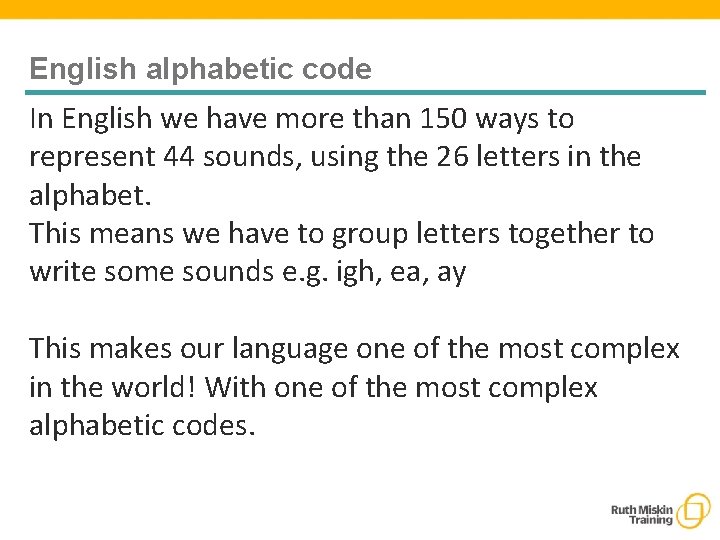 English alphabetic code In English we have more than 150 ways to represent 44