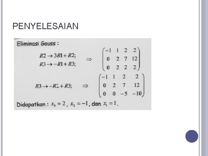 PENYELESAIAN 
