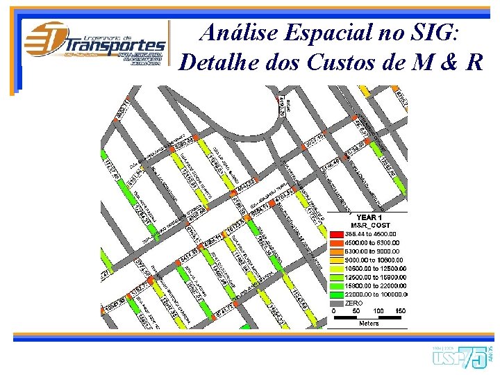 Análise Espacial no SIG: Detalhe dos Custos de M & R 