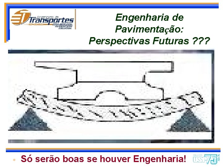 Engenharia de Pavimentação: Perspectivas Futuras ? ? ? w Só serão boas se houver