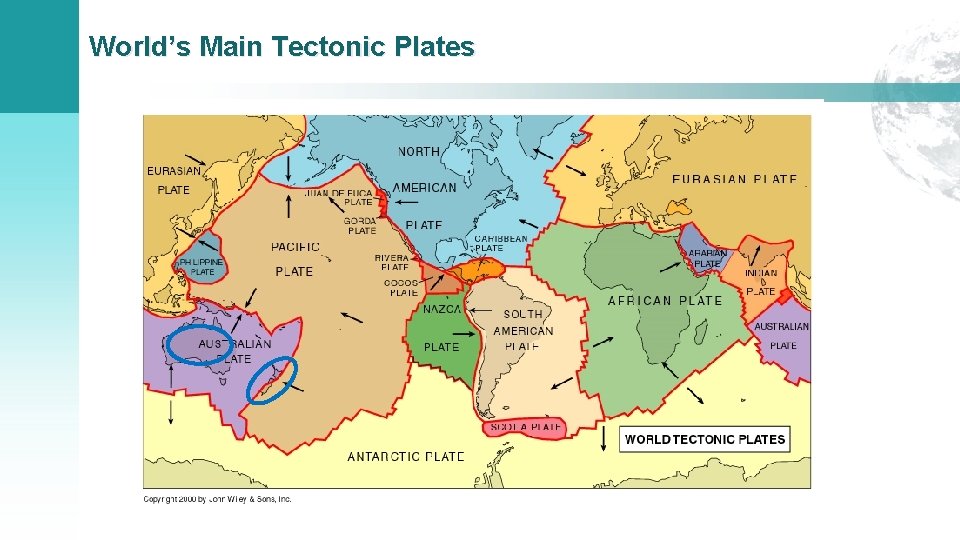 World’s Main Tectonic Plates 