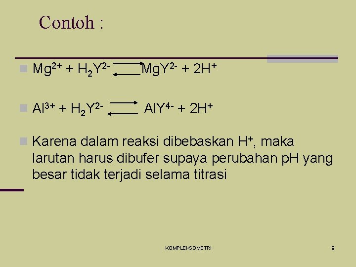 Prinsip titrasi kompleksometri