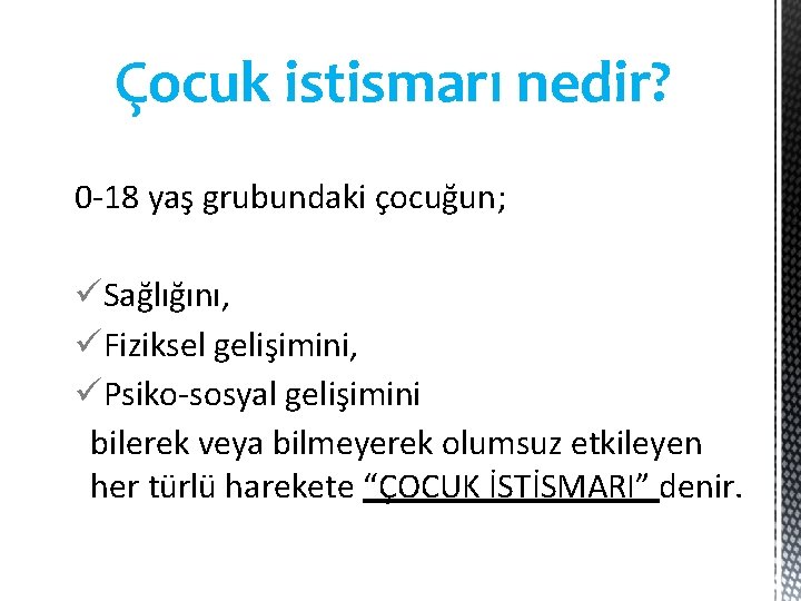 er mahremiyet eitimi verirken dikkat edilmesi gereken kurallar