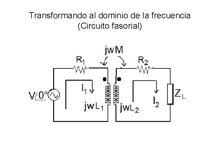 Transformando al dominio de la frecuencia (Circuito fasorial) 30 