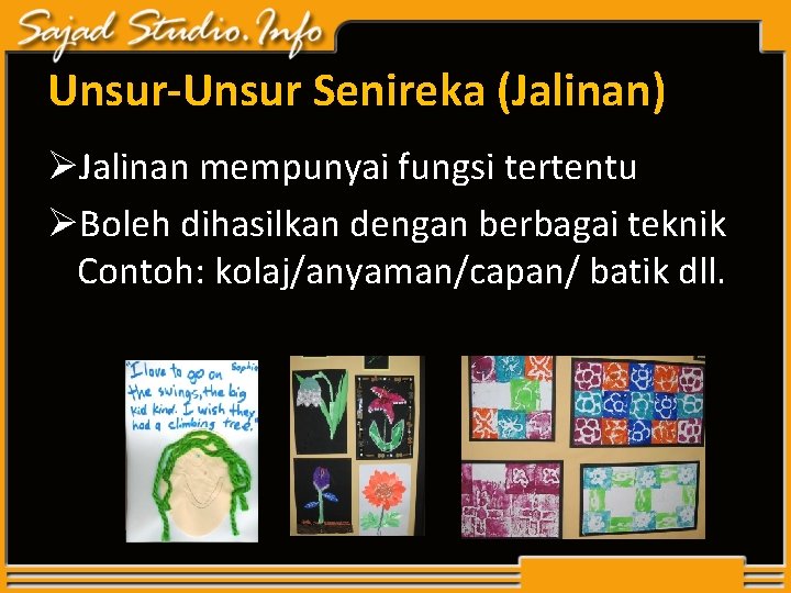 Svn 2103 Pendidikan Seni Visual Tajuk 2 Asas