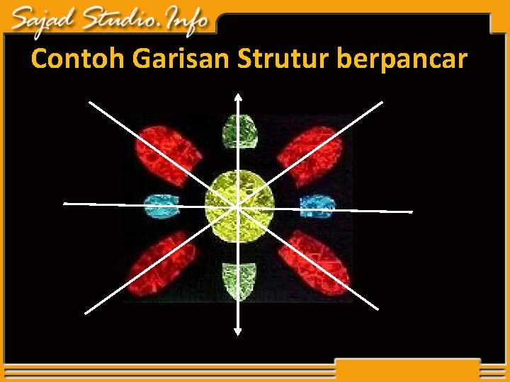 Contoh Garisan Strutur berpancar Contoh Garisan Strutur berpancar