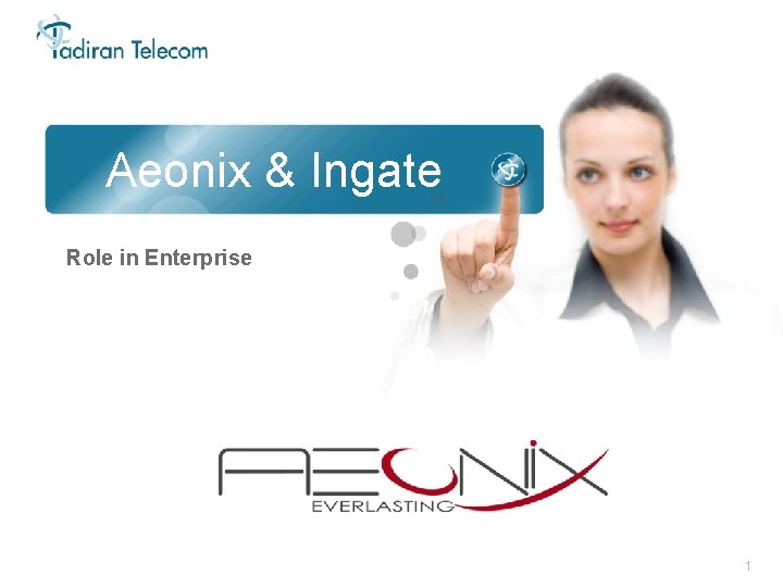 Aeonix & Ingate Role in Enterprise 1 Aeonix & Ingate Role in Enterprise 1