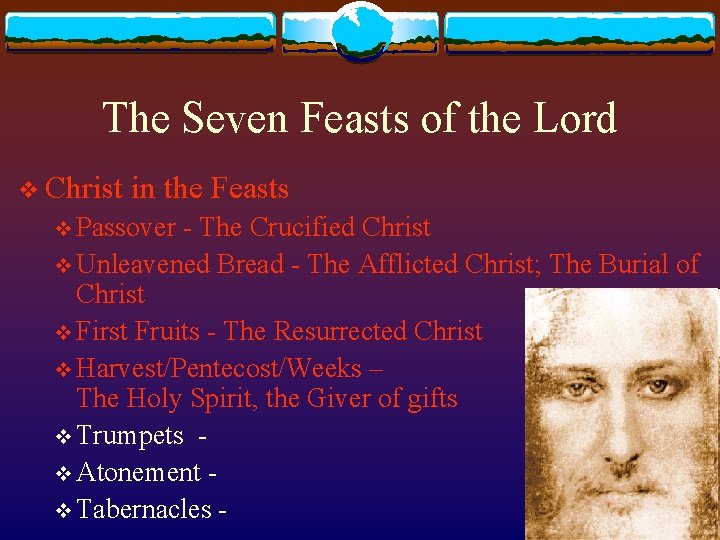 The Seven Feasts of the Lord v Christ in the Feasts v Passover -