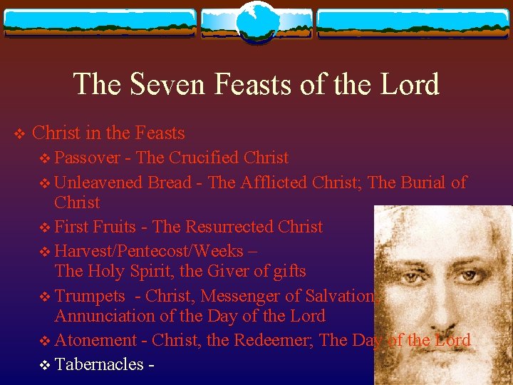 The Seven Feasts of the Lord v Christ in the Feasts v Passover -