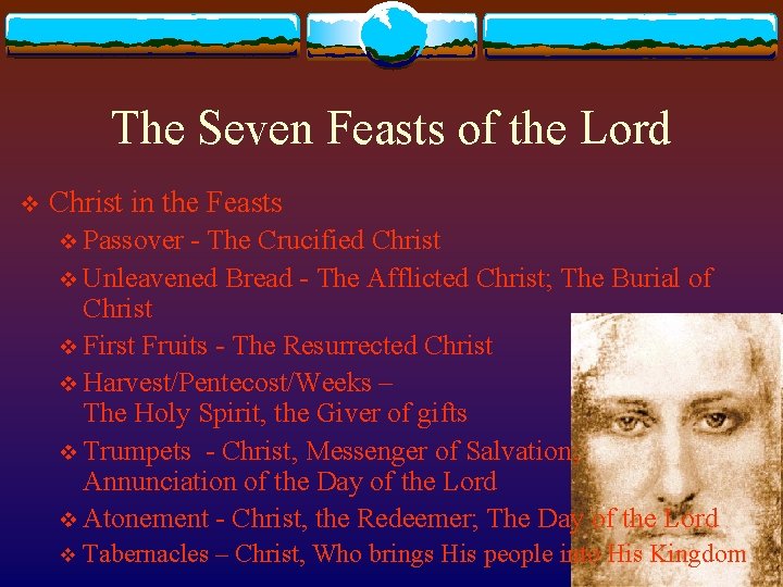The Seven Feasts of the Lord v Christ in the Feasts v Passover -