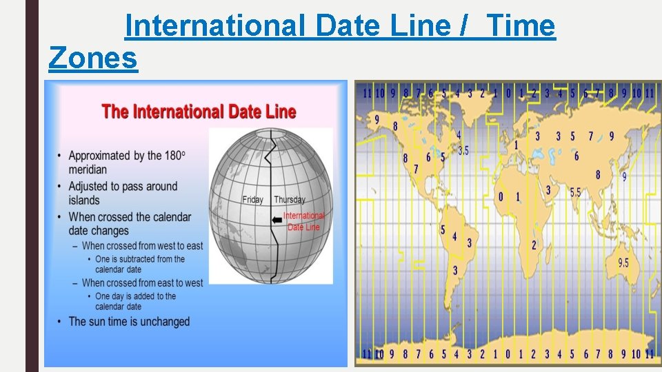 International Date Line / Time Zones 