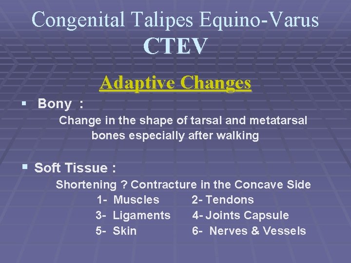 Congenital Talipes EquinoVarus Congenital Clubfoot Prof Mohamed M