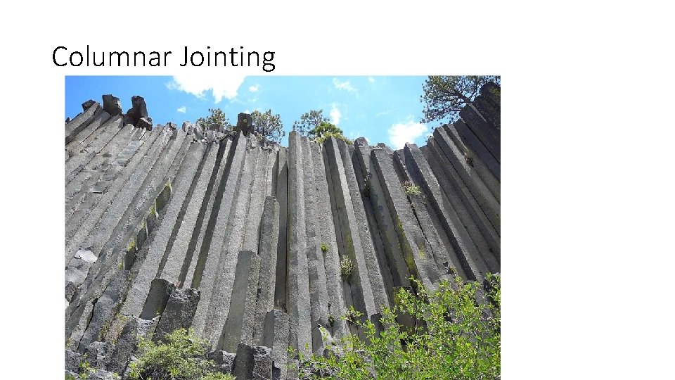 Columnar Jointing 