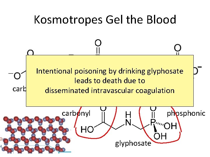 Kosmotropes Gel the Blood Intentional poisoning by drinking glyphosate leads to death due to Kosmotropes Gel the Blood Intentional poisoning by drinking glyphosate leads to death due to