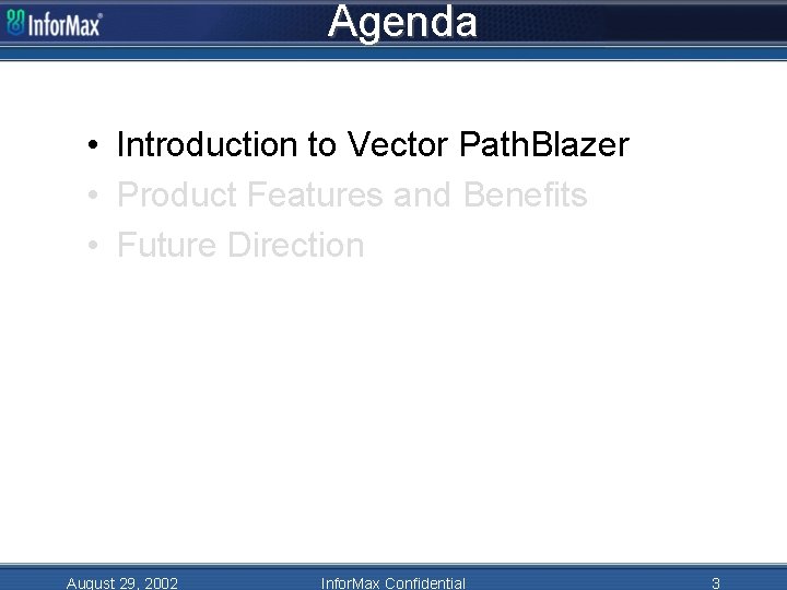 Pathblazer Animation Vector Path Blazer Product Overview August 29 2002