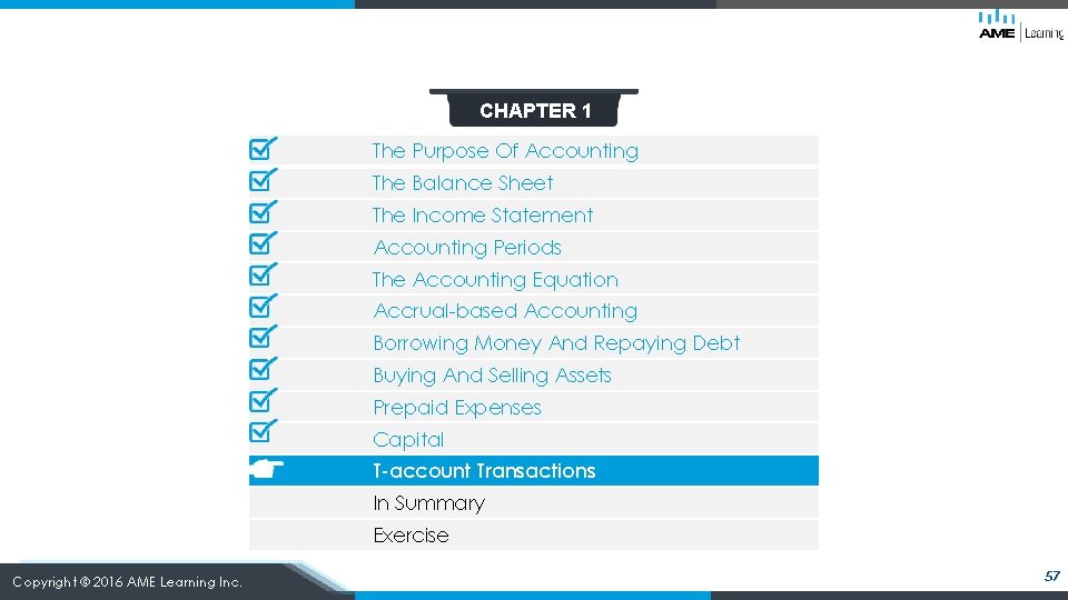 CHAPTER 1 The Purpose Of Accounting The Balance Sheet The Income Statement Accounting Periods