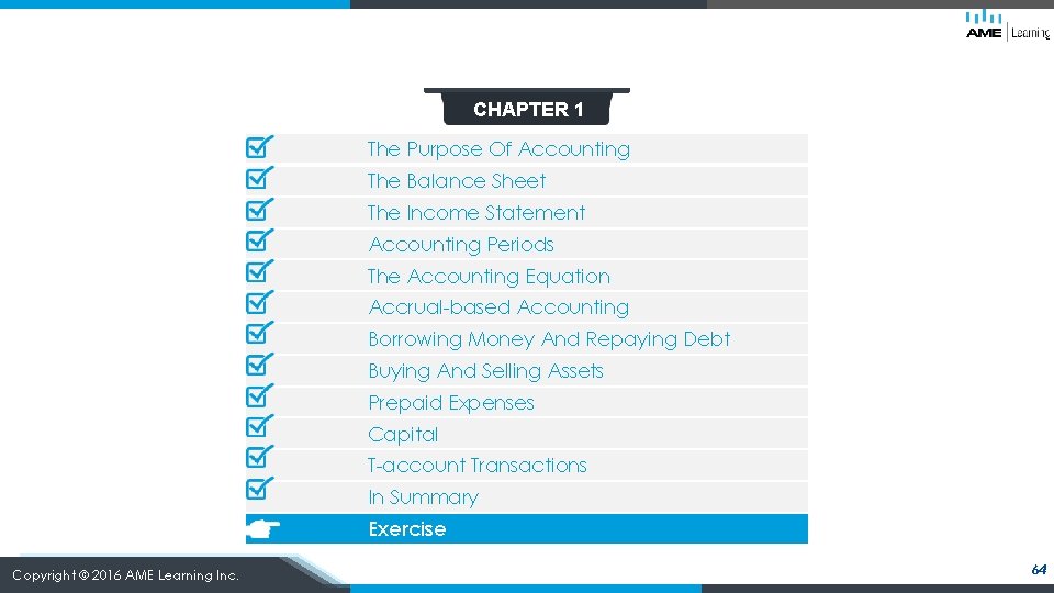 CHAPTER 1 The Purpose Of Accounting The Balance Sheet The Income Statement Accounting Periods