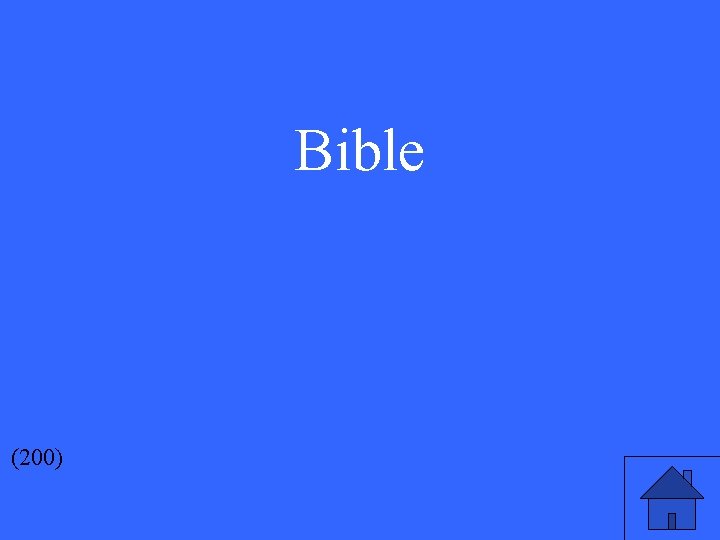 Bible (200) 