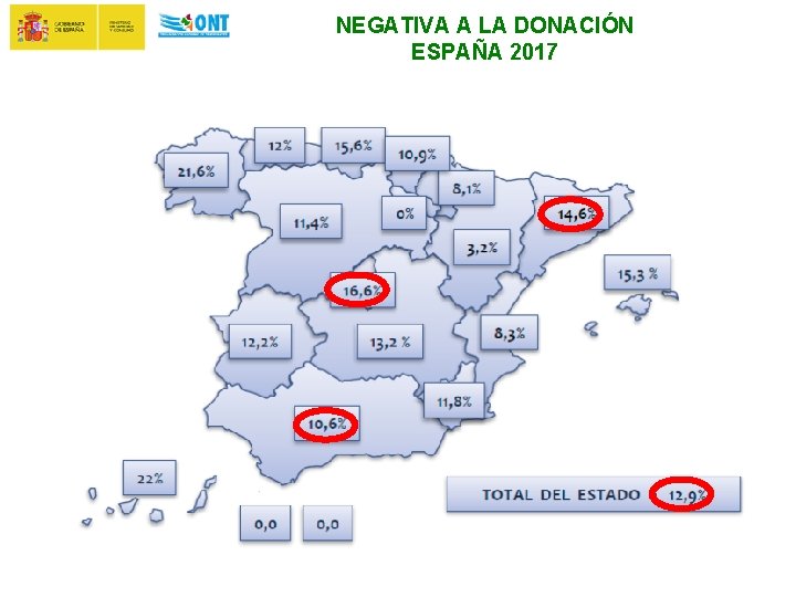 NEGATIVA A LA DONACIÓN ESPAÑA 2017 