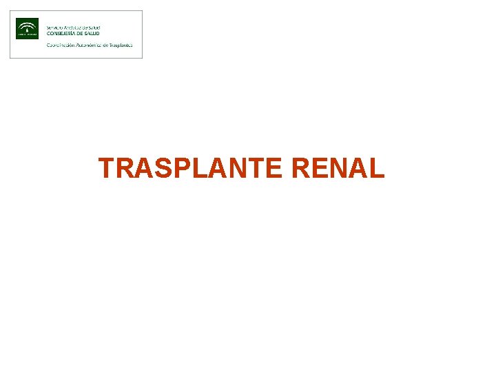 TRASPLANTE RENAL 
