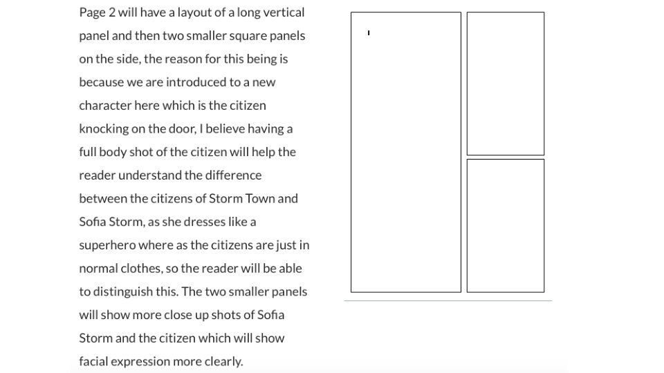 Comic Panelling L O How can we structure