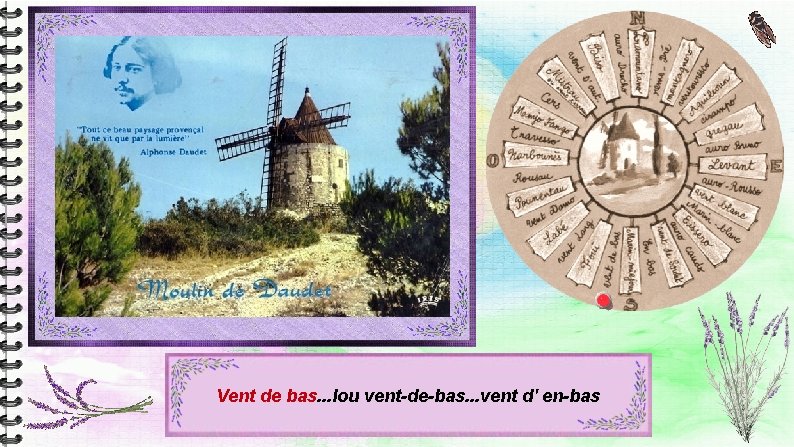 Vent de bas. . . lou vent-de-bas. . . vent d' en-bas Vent de bas. . . lou vent-de-bas. . . vent d' en-bas