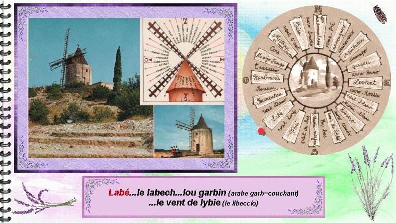 Labé. . . le labech. . . lou garbin (arabe garb=couchant). . . le Labé. . . le labech. . . lou garbin (arabe garb=couchant). . . le