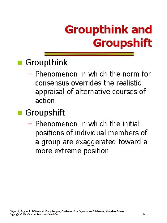 Chapter 9 Decision Making Creativity and Ethics Chapter
