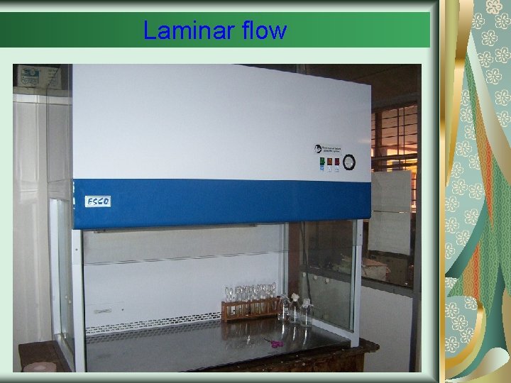 Laminar flow 