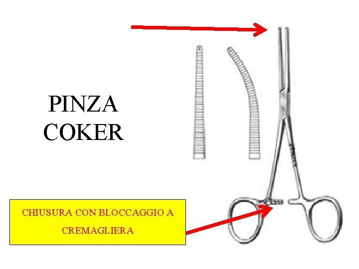 PINZA COKER CHIUSURA CON BLOCCAGGIO A CREMAGLIERA 