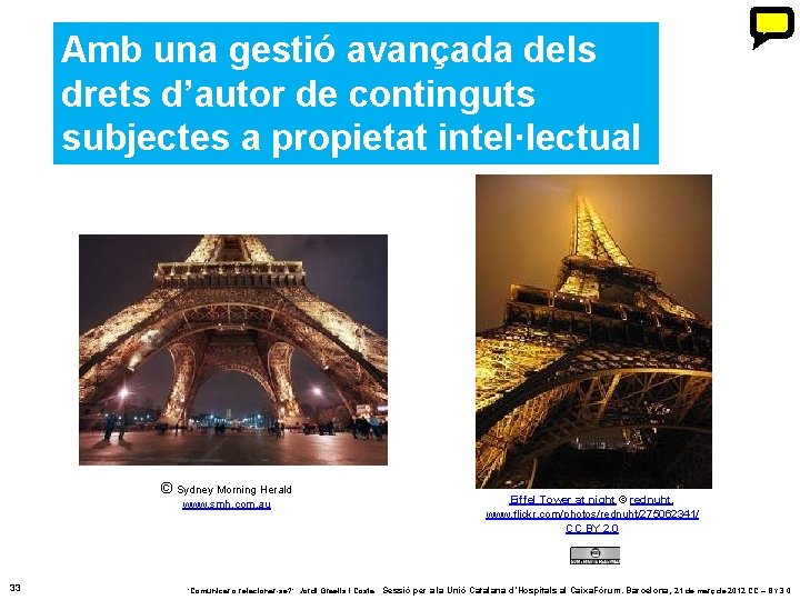 Amb una gestió avançada dels drets d’autor de continguts subjectes a propietat intel·lectual © Amb una gestió avançada dels drets d’autor de continguts subjectes a propietat intel·lectual ©