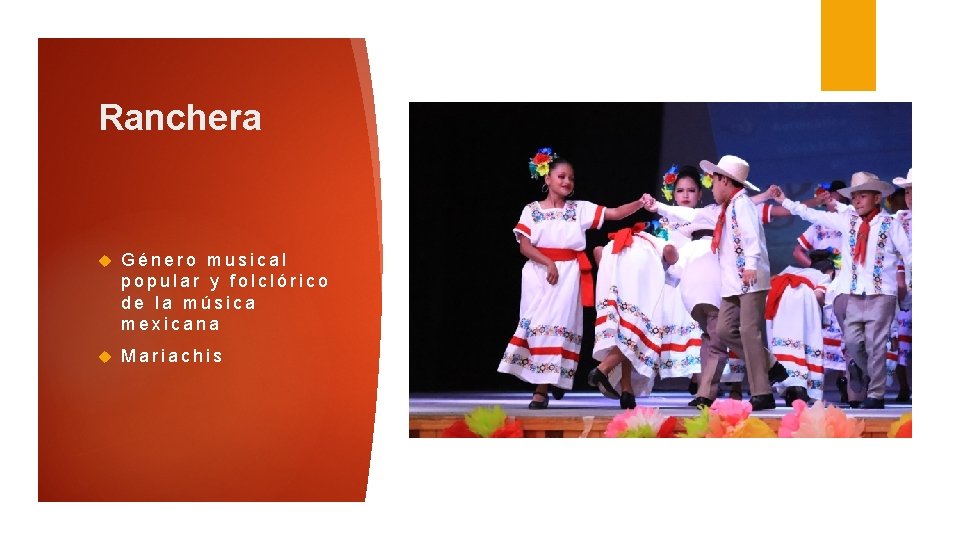 Ranchera Género musical popular y folclórico de la música mexicana Mariachis 