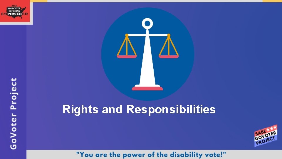 Rights and Responsibilities 