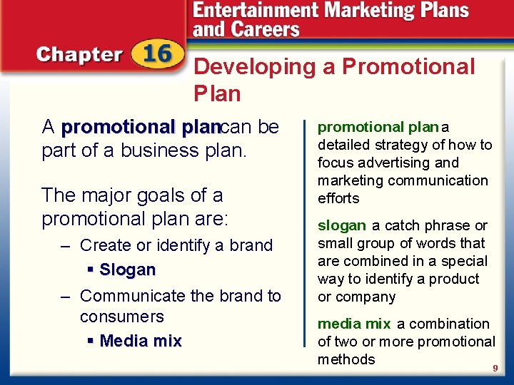 Developing a Promotional Plan A promotional plancan be part of a business plan. The