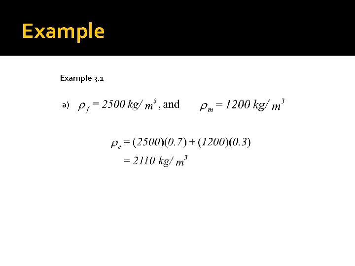 Example 3. 1 a) Example 3. 1 a)