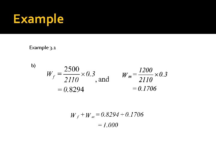 Example 3. 1 b) Example 3. 1 b)