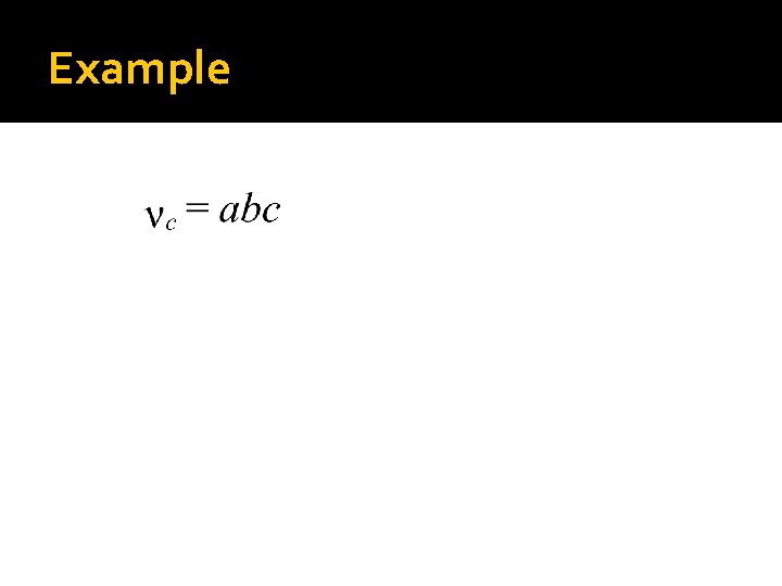 Example Example