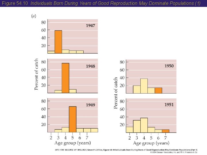 Figure 54. 10 Individuals Born During Years of Good Reproduction May Dominate Populations (1)