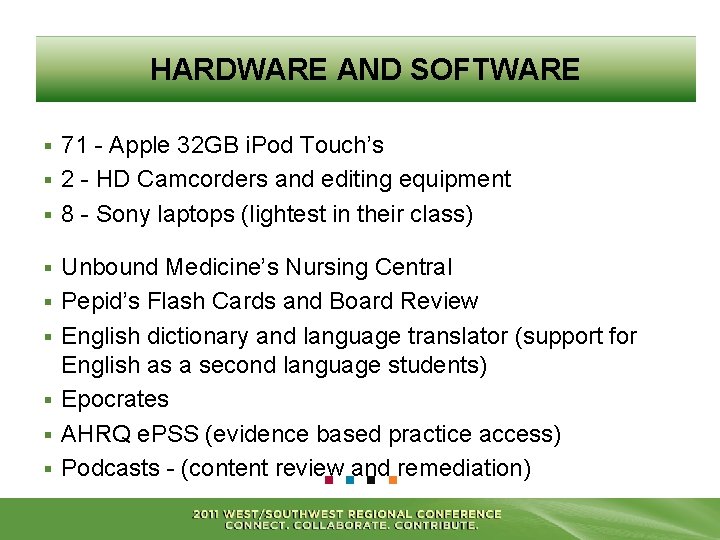 HARDWARE AND SOFTWARE 71 - Apple 32 GB i. Pod Touch’s § 2 -