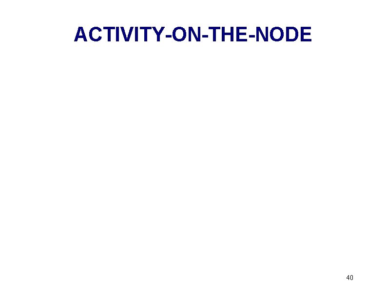 ACTIVITY-ON-THE-NODE 40 