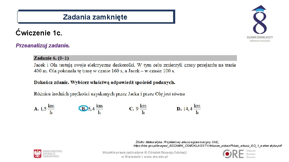 Materia szkoleniowy dla doradcw z zakresu matematyka Materia