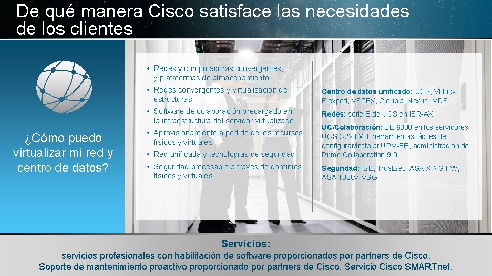 De qué manera Cisco satisface las necesidades de los clientes • Redes y computadoras