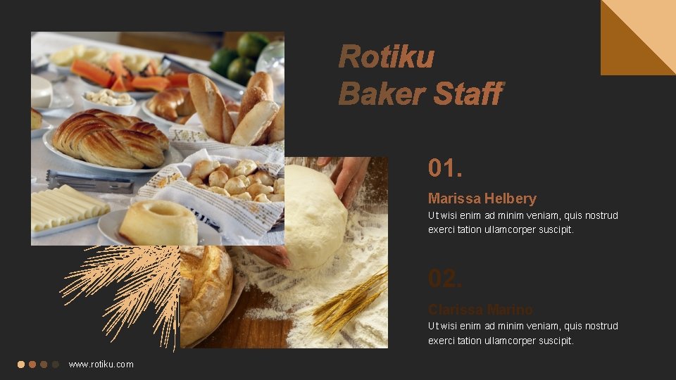 01. Marissa Helbery Ut wisi enim ad minim veniam, quis nostrud exerci tation ullamcorper