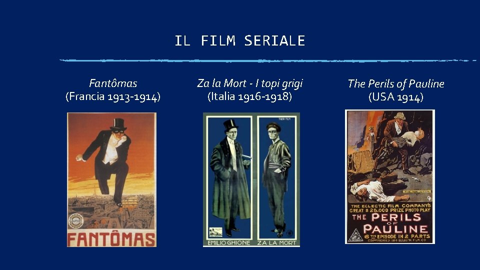 IL FILM SERIALE Fantômas (Francia 1913 -1914) Za la Mort - I topi grigi