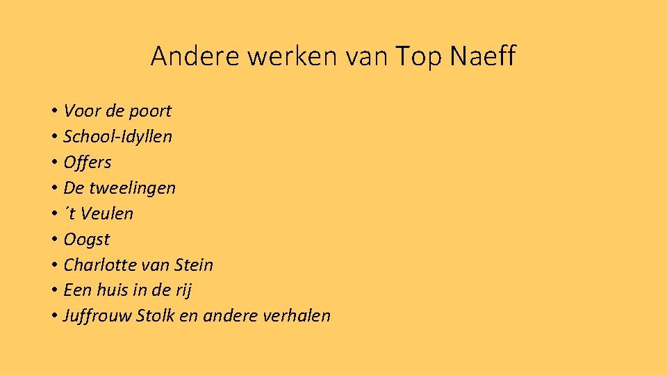 Andere werken van Top Naeff • Voor de poort • School-Idyllen • Offers •