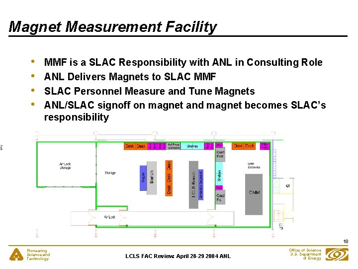 Magnet Measurement Facility • • MMF is a SLAC Responsibility with ANL in Consulting