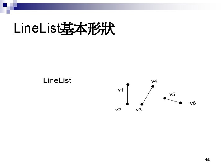Line. List基本形狀 14 