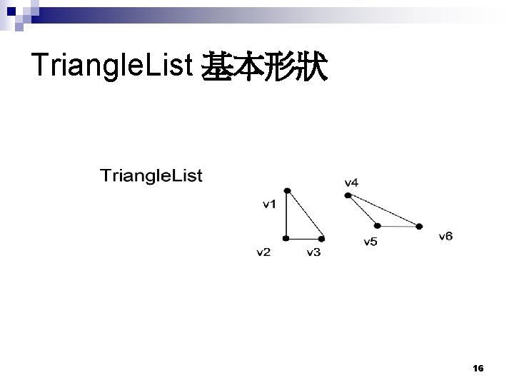 Triangle. List 基本形狀 16 