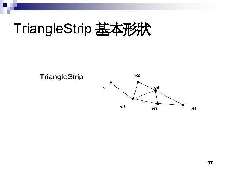 Triangle. Strip 基本形狀 17 